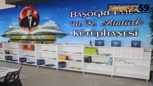 Ergene Belediyesi Başöğretmen Mustafa Kemal Halk Kütüphanesi artık hafta sonları da açık